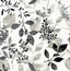 York Breezy Black Peel & Stick Wallpaper