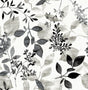 York Breezy Black Peel & Stick Wallpaper
