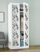 York Breezy Black Peel & Stick Wallpaper