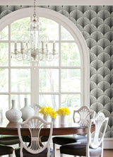 York Amari Grey Peel & Stick Wallpaper