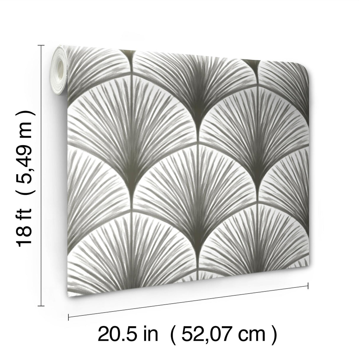 York Amari Grey Peel & Stick Wallpaper