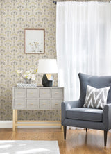 York Wilder Grey Peel & Stick Wallpaper
