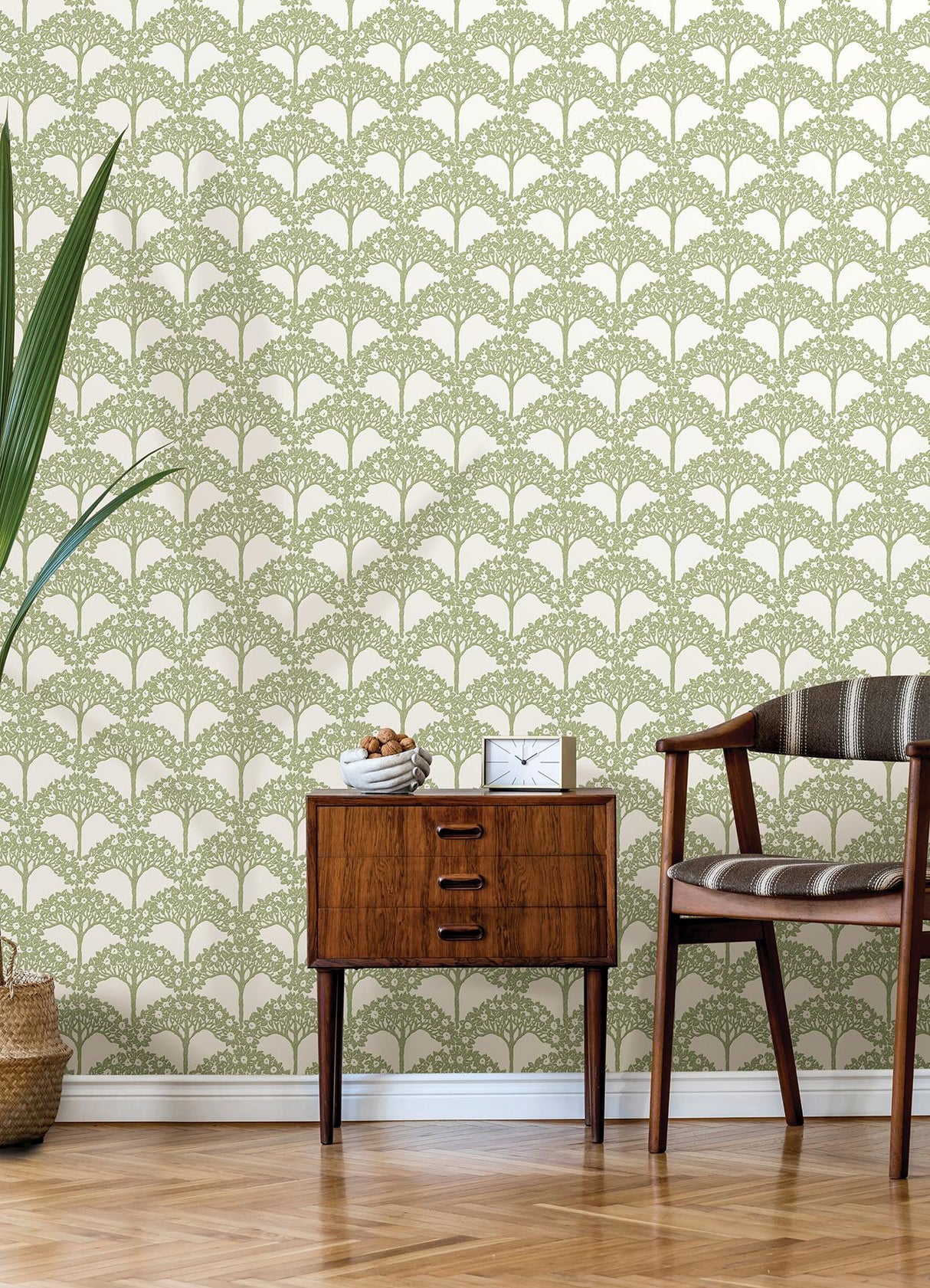 York Finley Green Peel & Stick Wallpaper