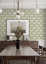 York Finley Green Peel & Stick Wallpaper