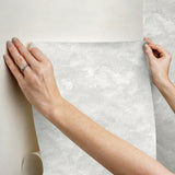 York Declan Light Grey Peel & Stick Wallpaper