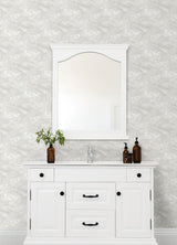 York Declan Light Grey Peel & Stick Wallpaper