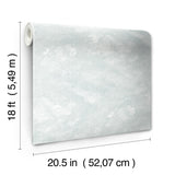 York Declan Blue Peel & Stick Wallpaper