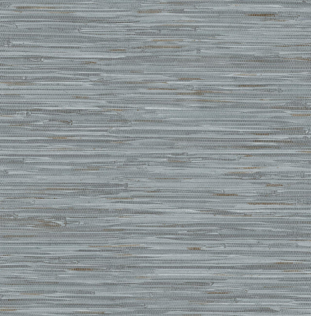 York Grassweave Blue Peel & Stick Wallpaper
