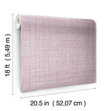 York Lansdowne Purple Peel & Stick Wallpaper