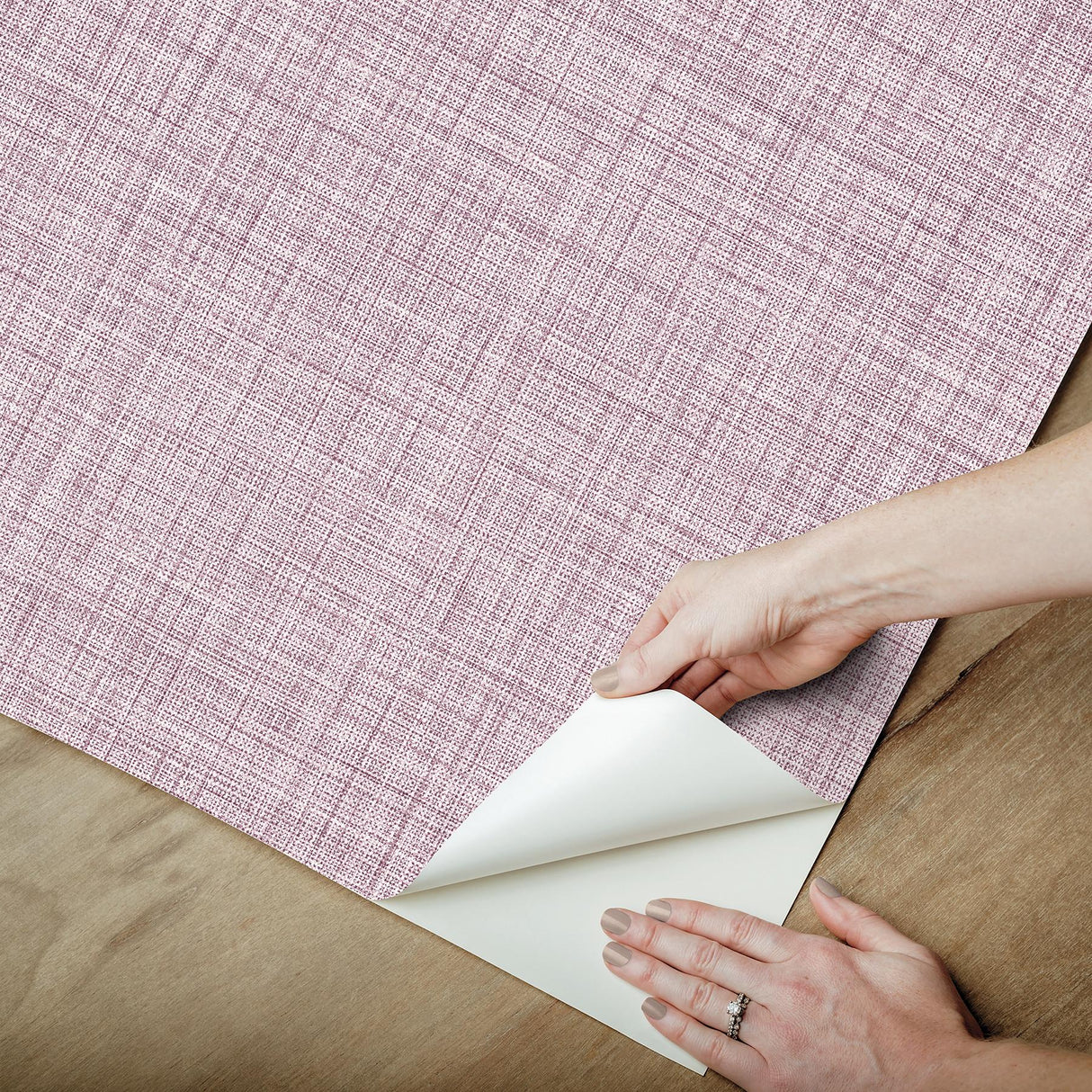 York Lansdowne Purple Peel & Stick Wallpaper