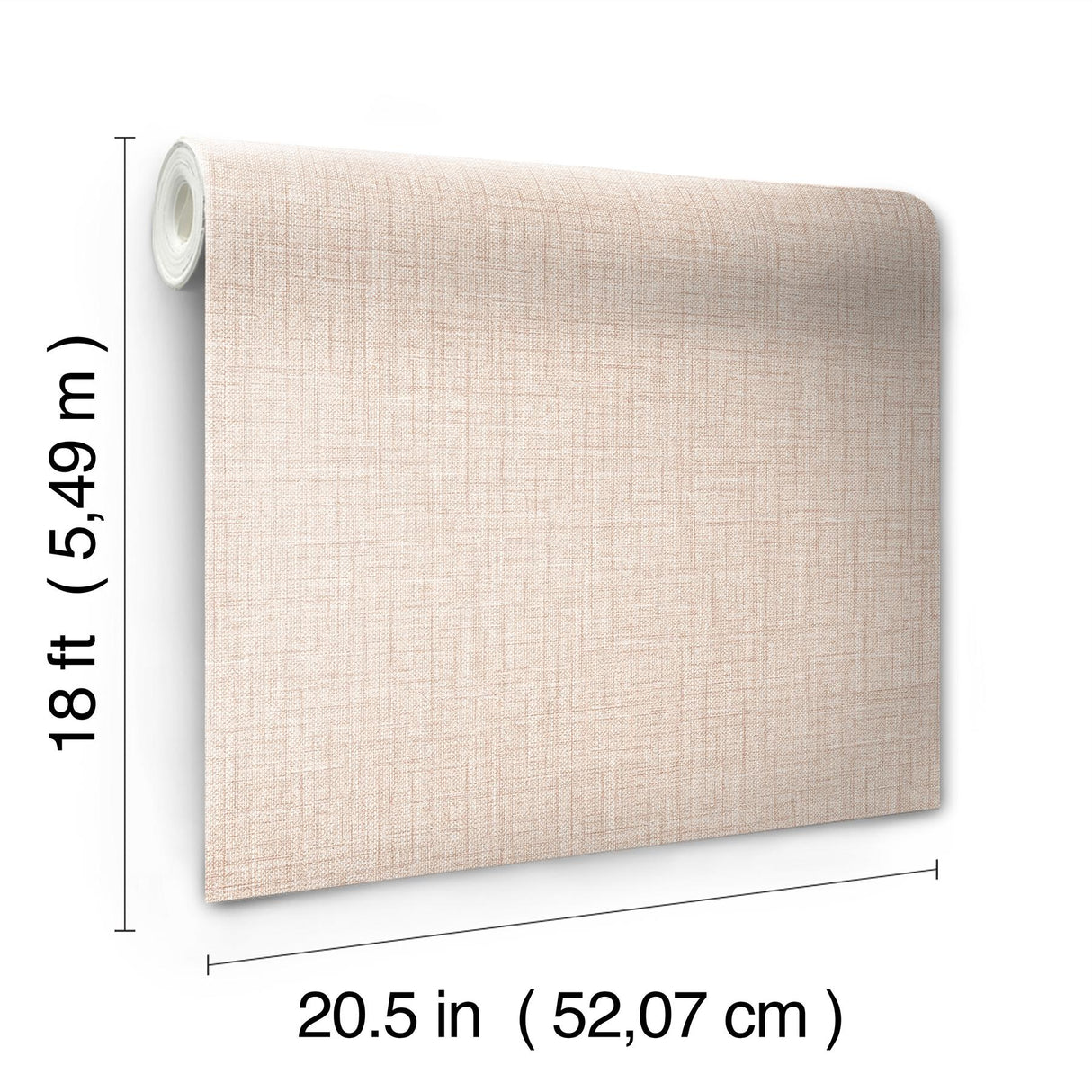 York Lansdowne Peach Peel & Stick Wallpaper