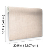 York Lansdowne Peach Peel & Stick Wallpaper