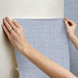 York Lansdowne Blue Peel & Stick Wallpaper