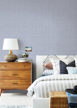 York Lansdowne Blue Peel & Stick Wallpaper