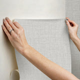York Lansdowne Grey Peel & Stick Wallpaper