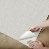 York Lansdowne Grey Peel & Stick Wallpaper