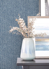 York Ashland Navy Peel & Stick Wallpaper