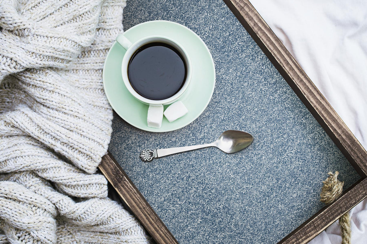 York Ashland Navy Peel & Stick Wallpaper