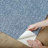 York Ashland Navy Peel & Stick Wallpaper