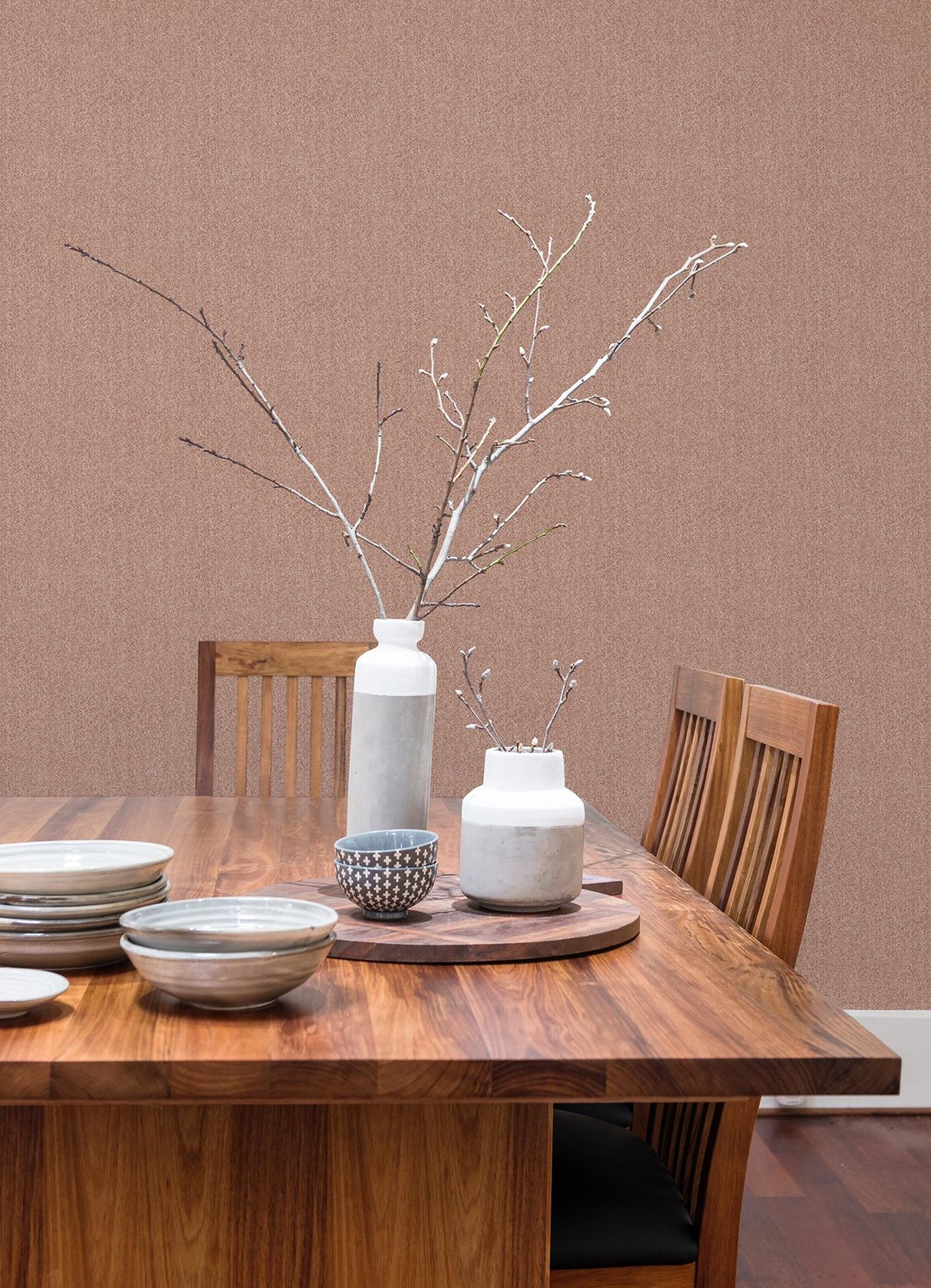 York Ashland Terracotta Peel & Stick Wallpaper