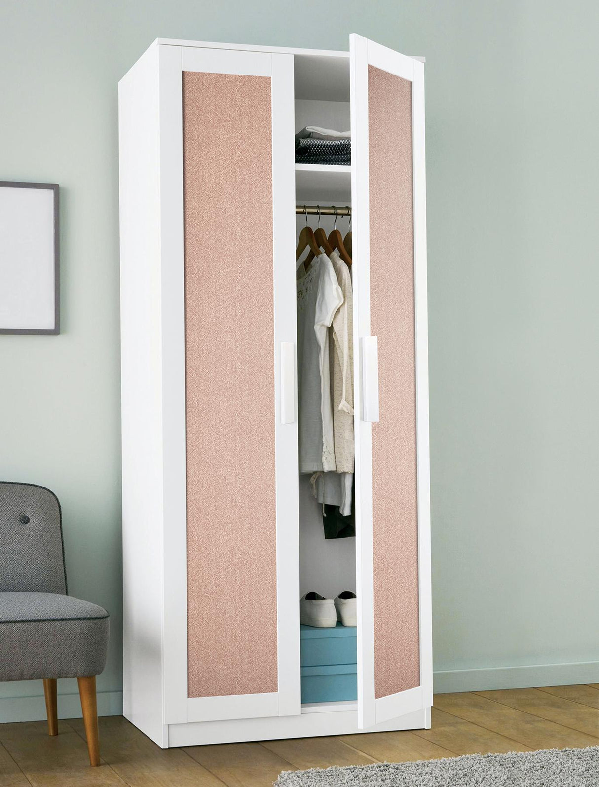 York Ashland Terracotta Peel & Stick Wallpaper