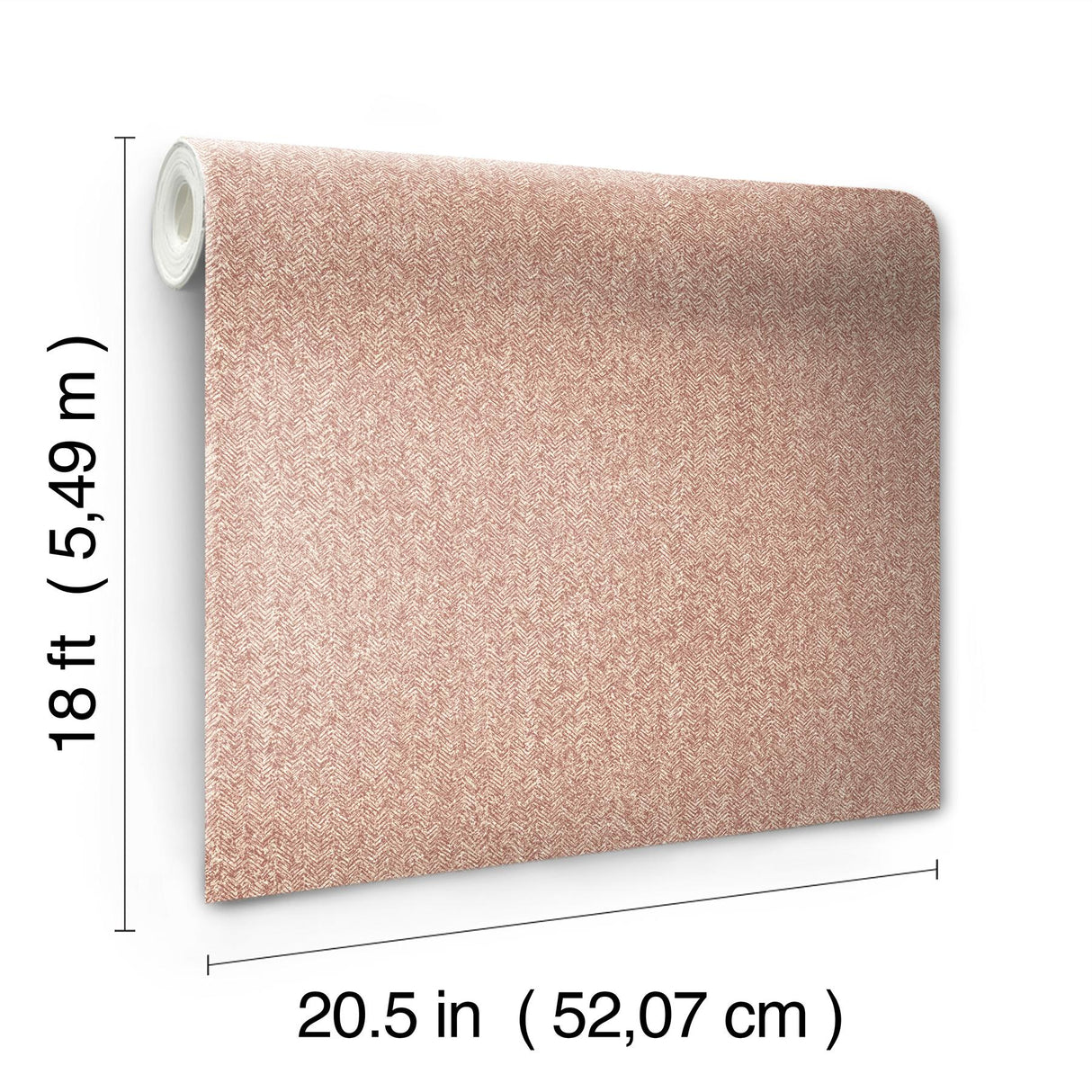 York Ashland Terracotta Peel & Stick Wallpaper
