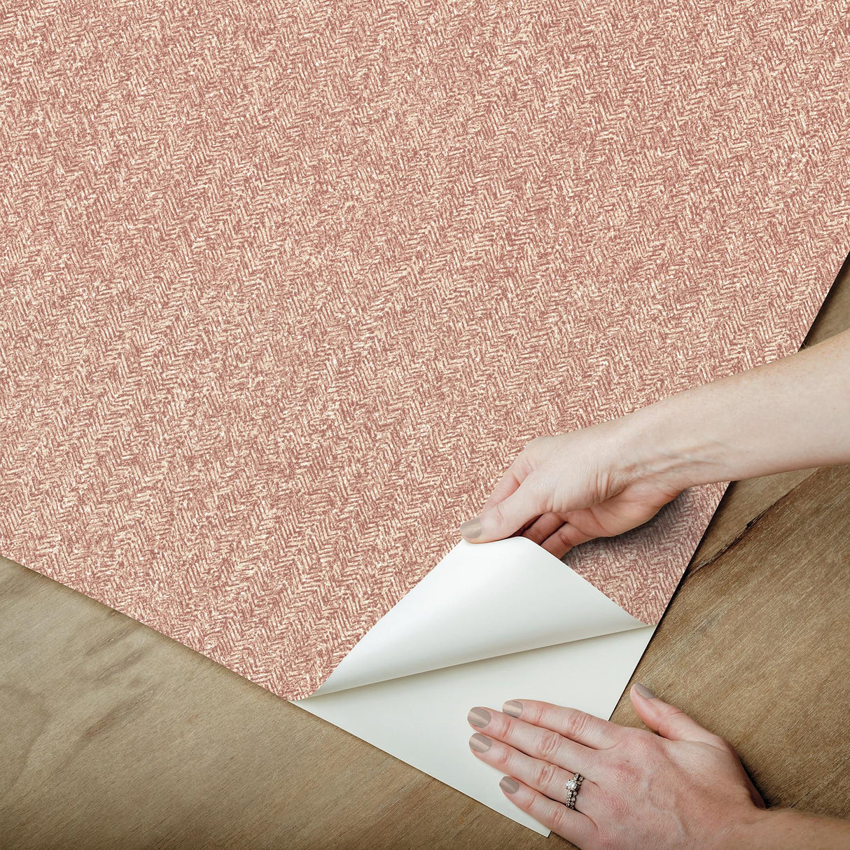 York Ashland Terracotta Peel & Stick Wallpaper