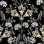 York Meadow Song Black & Neutral Peel & Stick Wallpaper