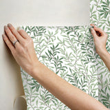 York Terrace Vines Herb Green Peel & Stick Wallpaper