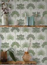 York Kentia Green Peel & Stick Wallpaper