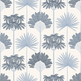 York Kentia Blue Peel & Stick Wallpaper