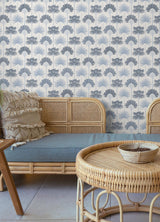 York Kentia Blue Peel & Stick Wallpaper