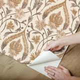 York Isle brown Peel & Stick Wallpaper