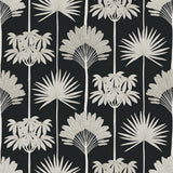 York Kentia Black Peel & Stick Wallpaper