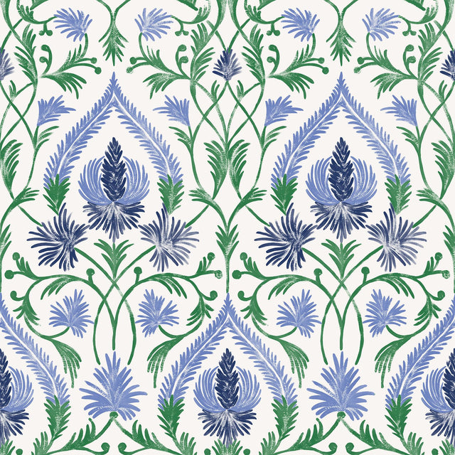 York Isle Blue Peel & Stick Wallpaper