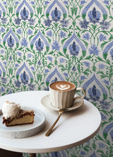 York Isle Blue Peel & Stick Wallpaper
