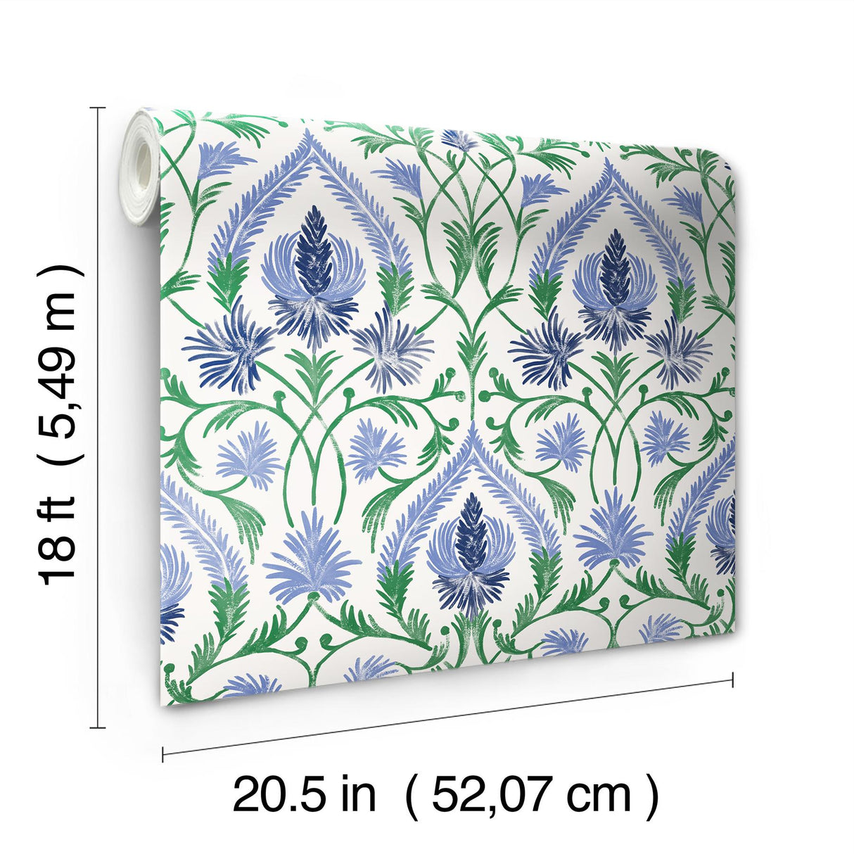 York Isle Blue Peel & Stick Wallpaper