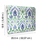 York Isle Blue Peel & Stick Wallpaper