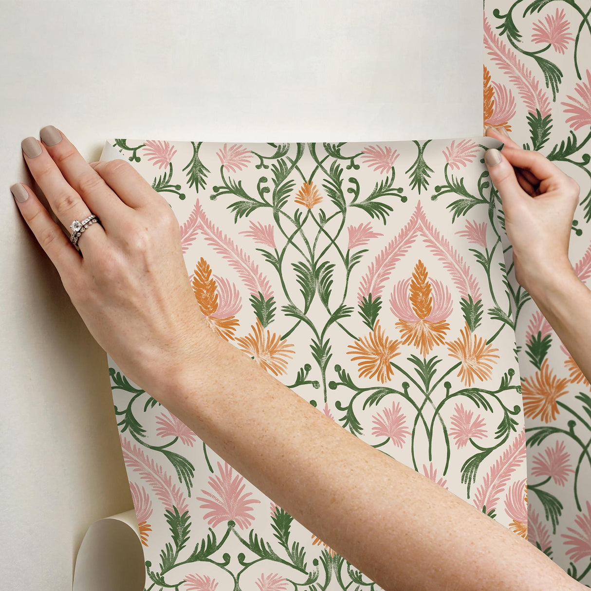 York Isle Pink Peel & Stick Wallpaper