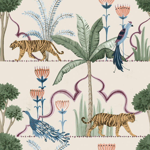 York Laos Taupe Peel & Stick Wallpaper