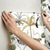 York Laos Ivory Peel & Stick Wallpaper