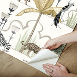 York Laos Ivory Peel & Stick Wallpaper