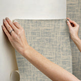 York Nolan Blue Peel & Stick Wallpaper