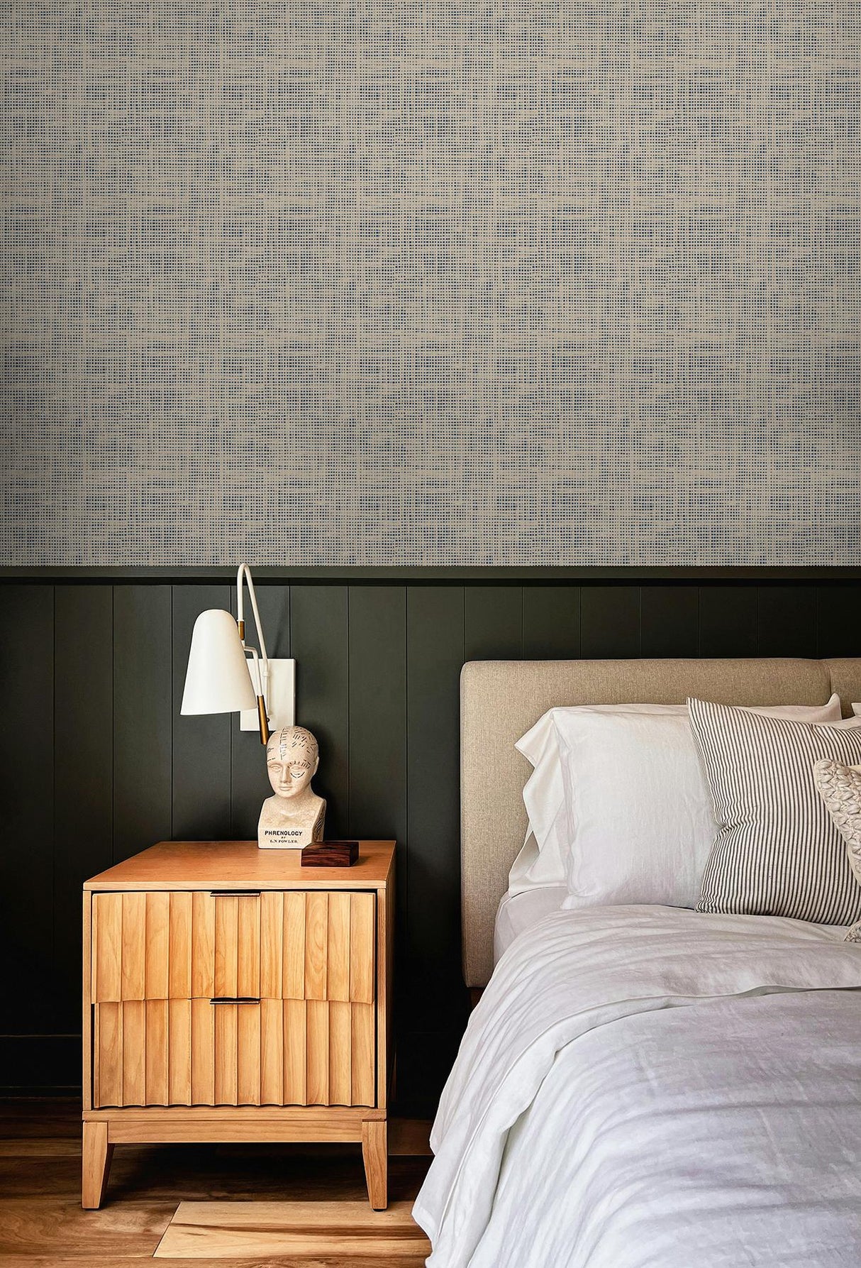 York Nolan Blue Peel & Stick Wallpaper