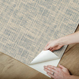 York Nolan Blue Peel & Stick Wallpaper