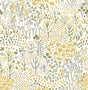 York Flower Parade Yellow Peel & Stick Wallpaper