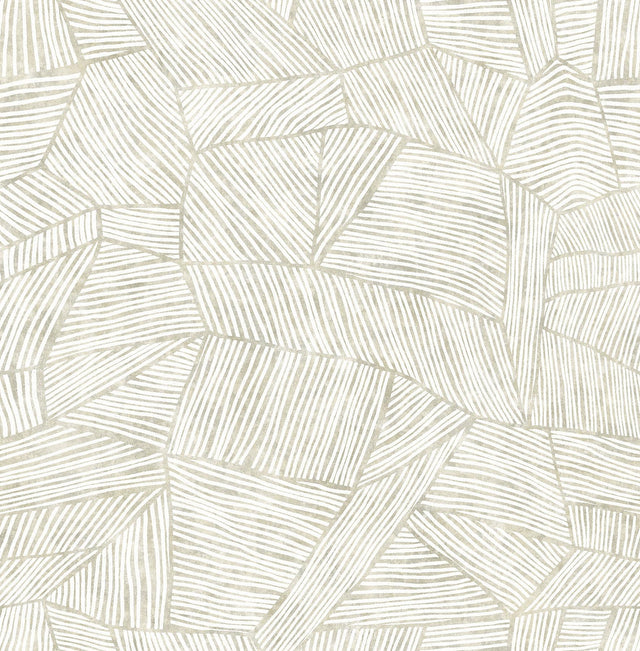 York Zen Garden Cream Peel & Stick Wallpaper