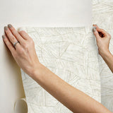 York Zen Garden Cream Peel & Stick Wallpaper