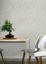 York Zen Garden Cream Peel & Stick Wallpaper