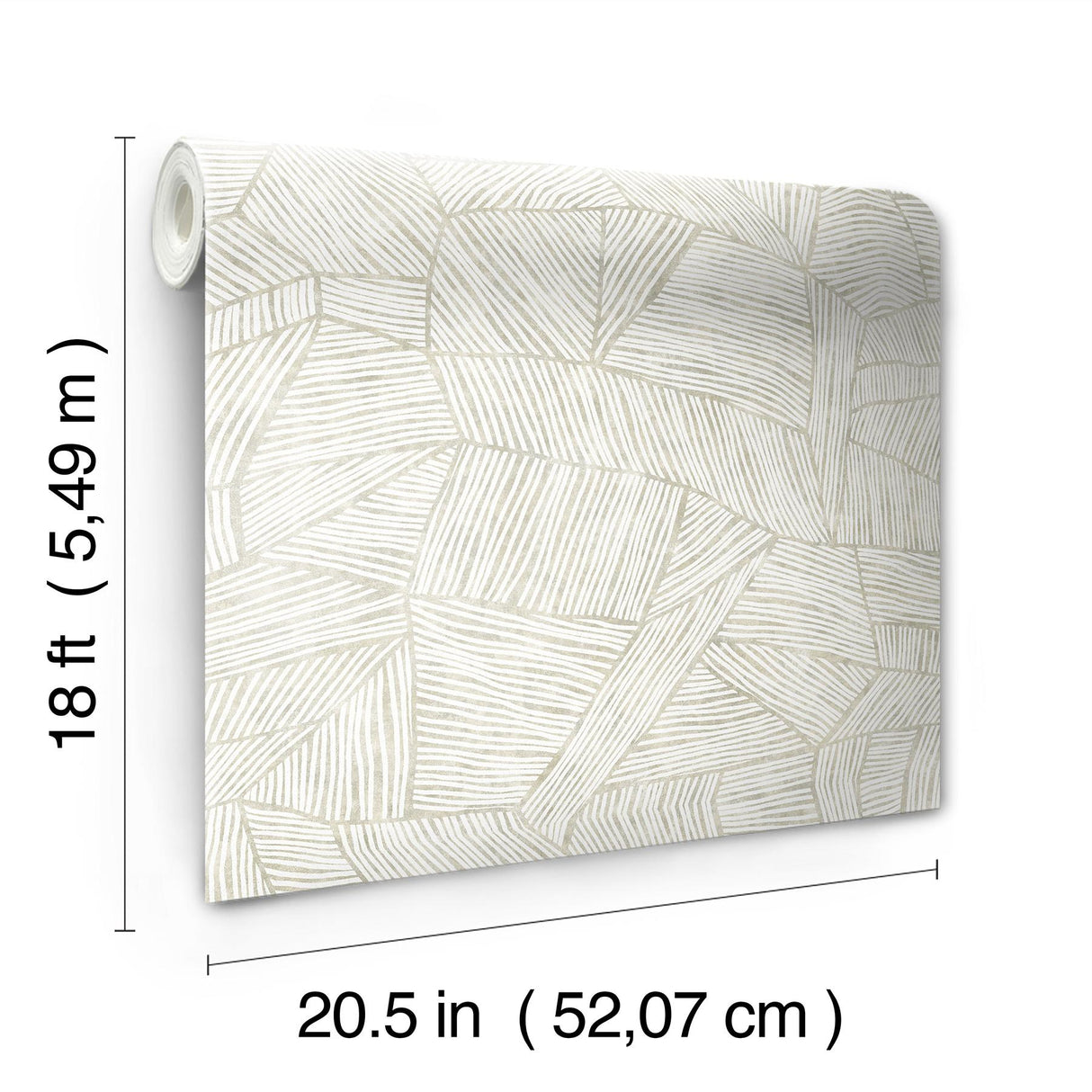 York Zen Garden Cream Peel & Stick Wallpaper
